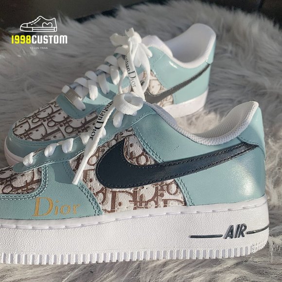 Authentic Nike Air Force 1 Custom Free Shipping - Picture 5 of 7